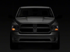 Raxiom - Raxiom 09 - 18 Dodge RAM 1500 Axial OEM Rep Headlights w/ Single Bulb - Chrome Housing (Clear Lens) - Demon Performance