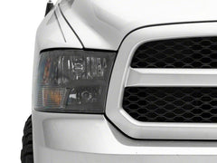 Raxiom - Raxiom 09 - 18 Dodge RAM 1500 Axial Series Euro Style Headlights w/ Dual Bulb Blk Housing (Clear Lens) - Demon Performance
