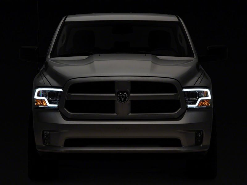 Raxiom - Raxiom 09 - 18 Dodge RAM 1500 Non - Projector LED Halo Headlights - Chrome Housing (Clear Lens) - Demon Performance