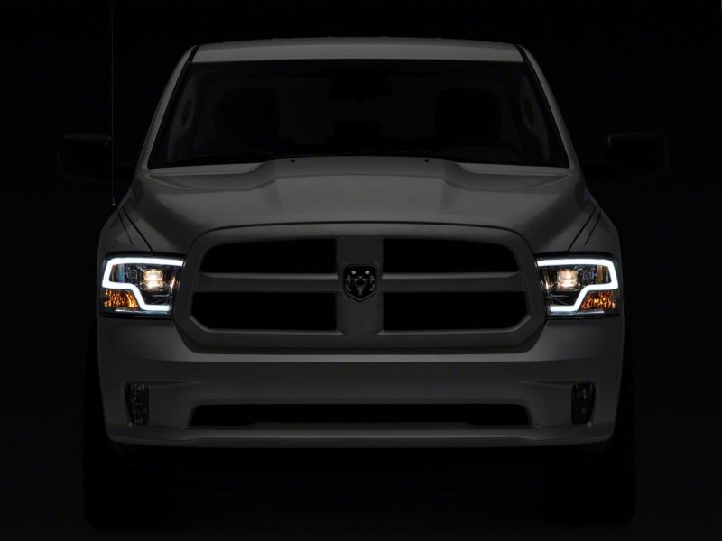 Raxiom - Raxiom 09 - 18 Dodge RAM 1500 Non - Projector LED Halo Headlights - Chrome Housing (Clear Lens) - Demon Performance