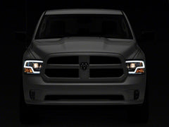 Raxiom - Raxiom 09 - 18 Dodge RAM 1500 Non - Projector LED Halo Headlights - Chrome Housing (Clear Lens) - Demon Performance