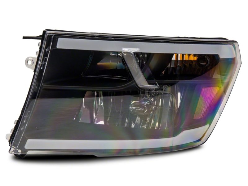 Raxiom - Raxiom 09 - 18 Dodge RAM 1500/2500/3500 Axial Headlights w/ SEQL LED Bar - Blk Housing (Clear Lens) - Demon Performance