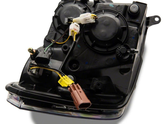 Raxiom - Raxiom 09 - 18 Dodge RAM 1500/2500/3500 Axial Headlights w/ SEQL LED Bar - Blk Housing (Clear Lens) - Demon Performance