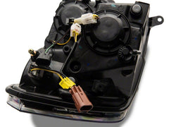 Raxiom - Raxiom 09 - 18 Dodge RAM 1500/2500/3500 Axial Headlights w/ SEQL LED Bar - Blk Housing (Clear Lens) - Demon Performance