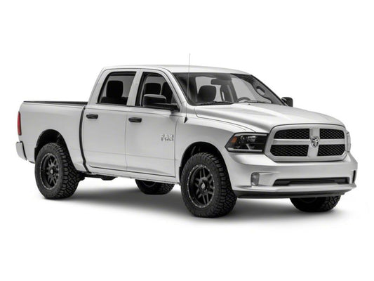 Raxiom - Raxiom 09 - 18 Dodge RAM 1500/2500/3500 Axial Series Headlights w/ LED Bar - Blk Housing (Clear Lens) - Demon Performance