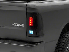 Raxiom - Raxiom 09 - 18 Dodge RAM 1500/2500/3500 Axial Series LED Tail Lights - Blk Housing (Smoked Lens) - Demon Performance