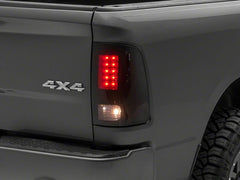 Raxiom - Raxiom 09 - 18 Dodge RAM 1500/2500/3500 Axial Series LED Tail Lights - BlkHousing - SmokedLens - Demon Performance