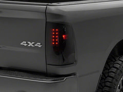 Raxiom - Raxiom 09 - 18 Dodge RAM 1500/2500/3500 Axial Series LED Tail Lights - BlkHousing - SmokedLens - Demon Performance