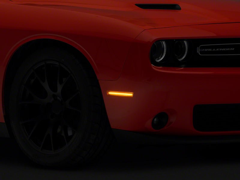 Raxiom - Raxiom 15 - 23 Dodge Challenger Excluding Widebody Axial Series LED Side Marker Lights - Clear - Demon Performance