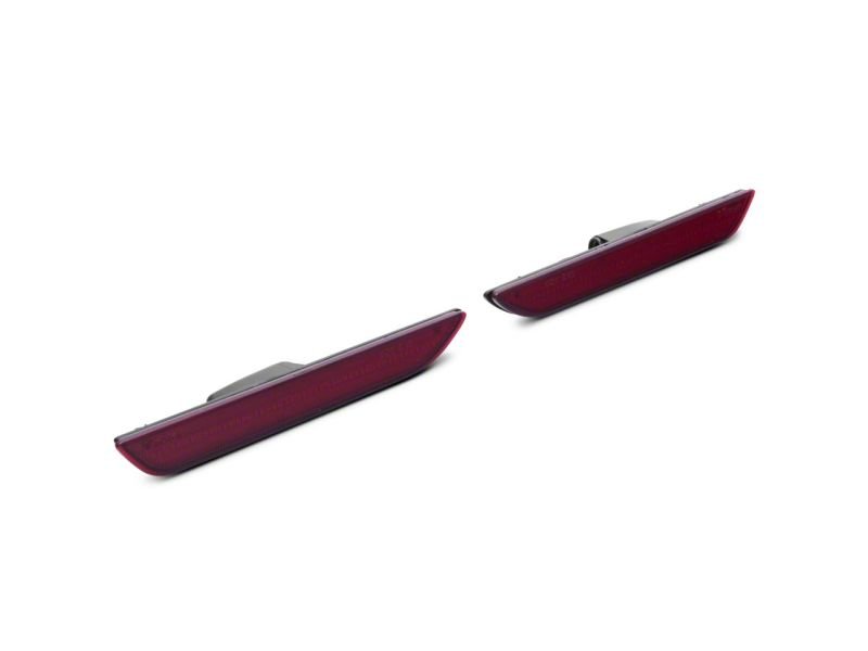 Raxiom - Raxiom 15-23 Ford Mustang Axial Series LED Side Marker Lights Rear- Red - Demon Performance
