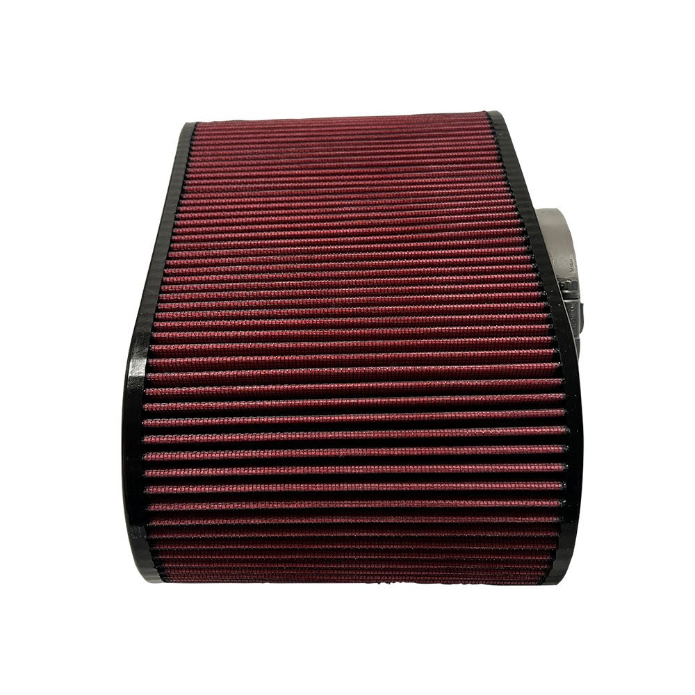 S&B - S & B Air Filter 4x12 Inch Oval with Hole Red Oil - Demon Performance