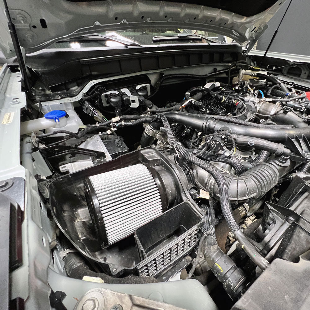 S&B - S&B OEM Replacement Filter Dry Extendable For the 21 - 22 Ford Bronco 2.3L, 2.7L White - Demon Performance