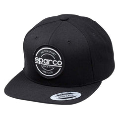 SPARCO - Sparco Cap S-Patch Snapback Black - Demon Performance