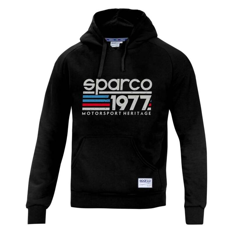SPARCO - Sparco Hoodie 1977 MED Black - Demon Performance
