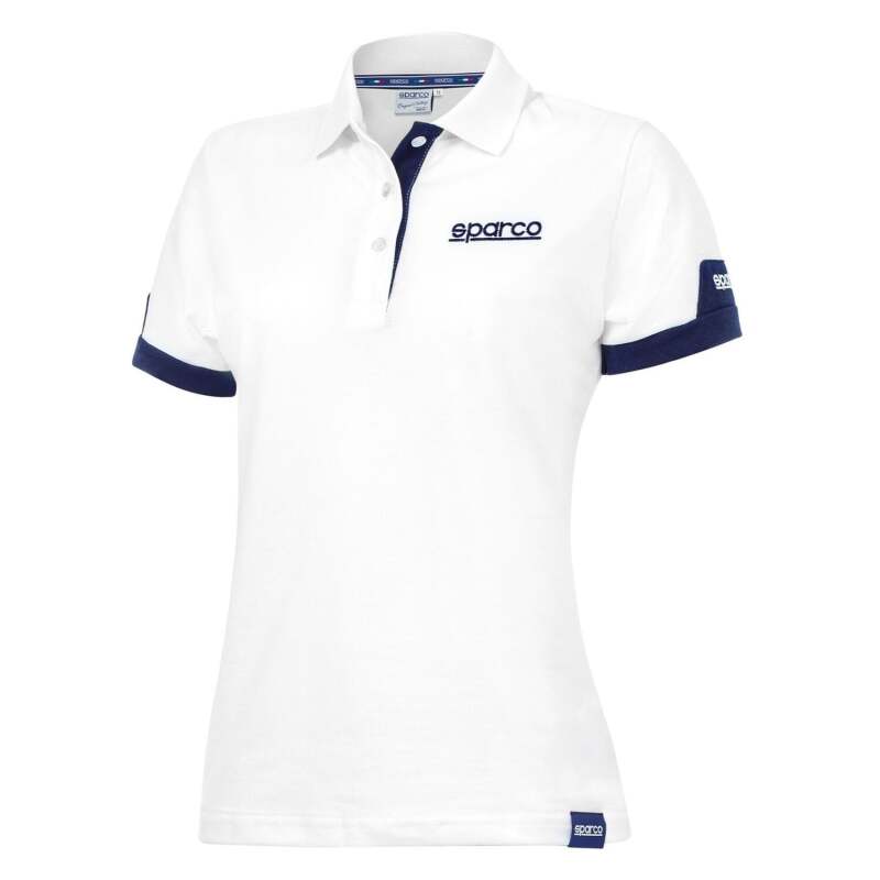SPARCO - Sparco Polo Lady Corporate MED White - Demon Performance