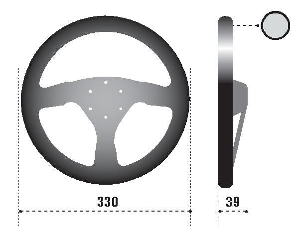 SPARCO - Sparco Strwhl 323 Suede Black - Demon Performance