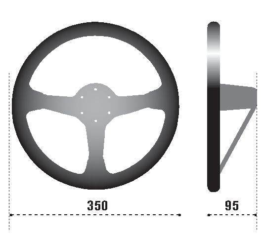 SPARCO - Sparco Strwhl 325 Suede Black - Demon Performance
