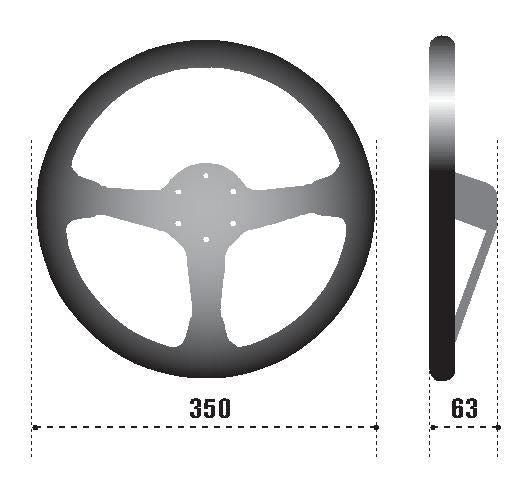 SPARCO - Sparco Strwhl 345 Suede Black - Demon Performance