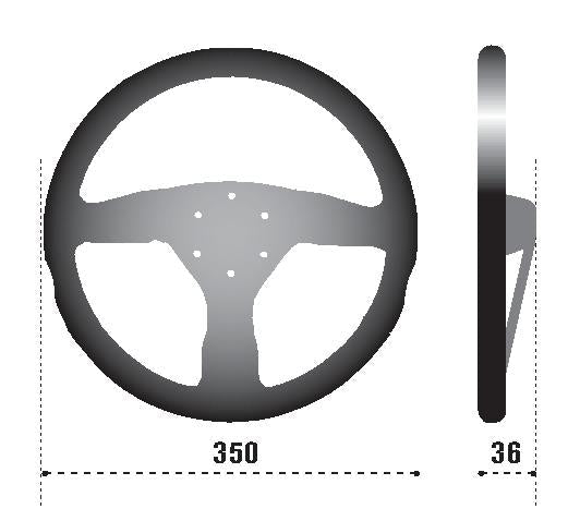 SPARCO - Sparco Strwhl 375 Suede Black - Demon Performance