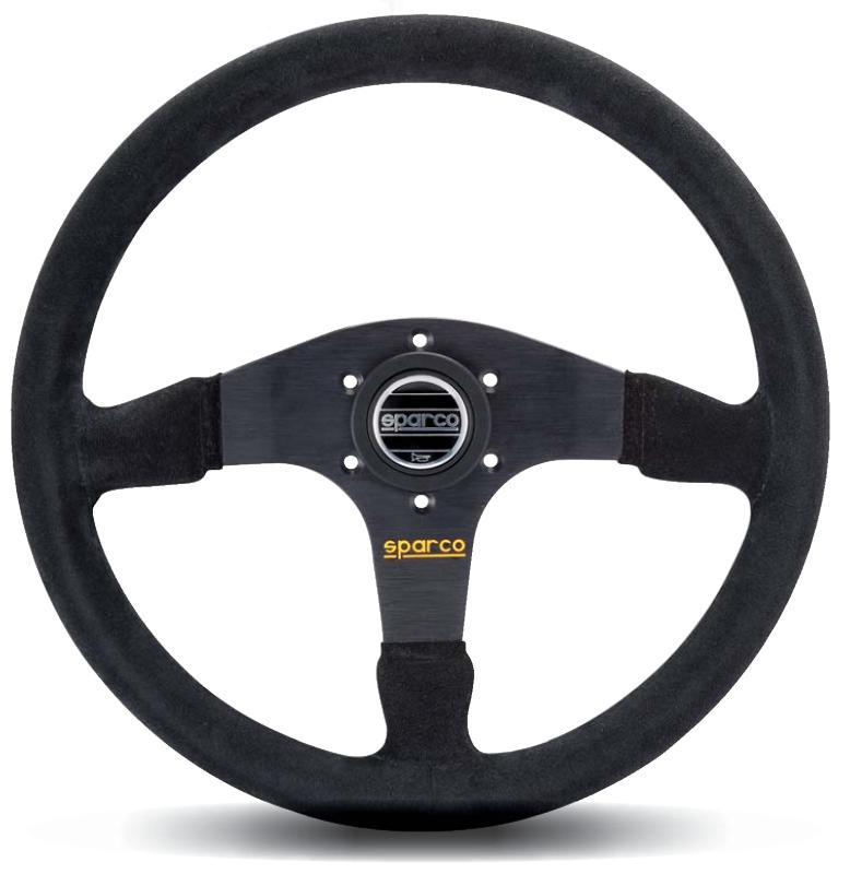 SPARCO - Sparco Strwhl 375 Suede Black - Demon Performance
