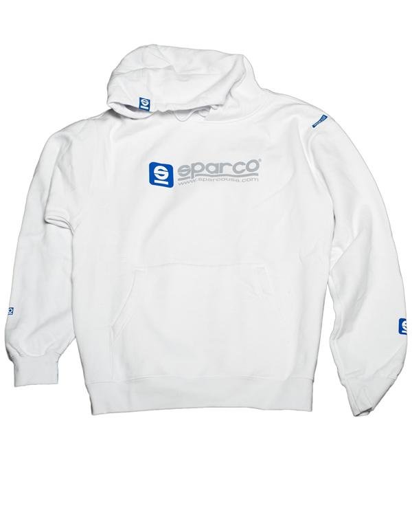 SPARCO - Sparco Sweatshirt Hooded WWW White LRG - Demon Performance