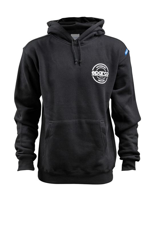 SPARCO - Sparco Swtshrt Hooded S - Seal Blk Xsml - Demon Performance