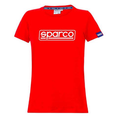 SPARCO - Sparco T-Shirt Lady Frame SMALL Red - Demon Performance