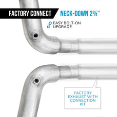 Stainless Works - Stainless Works 15-25 Mustang GT Lead Pipe Kit - Factory Connect - Demon Performance