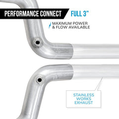 Stainless Works - Stainless Works 15-25 Mustang GT Lead Pipe Kit - Performance Connect - Demon Performance