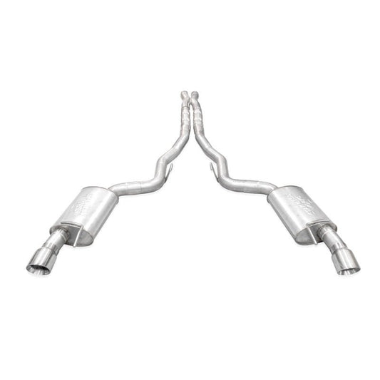 Stainless Works - Stainless Works 2024 Mustang GT Catback Dual Tips Legend Sound X-Pipe Performance Connect Exhaust - Demon Performance