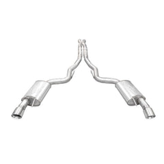 Stainless Works - Stainless Works 2024 Mustang GT Catback Dual Tips Redline Sound X-Pipe Factory Connect Exhaust - Demon Performance