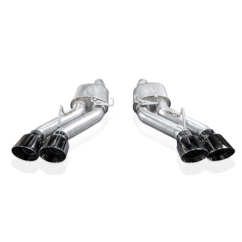 Stainless Works - Stainless Works 22-25 Cadillac CT5-V Blackwing Axleback Exhaust - Black Chrome Tips - Demon Performance