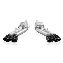 Stainless Works - Stainless Works 22-25 Cadillac CT5-V Blackwing Axleback Exhaust - Black Chrome Tips - Demon Performance