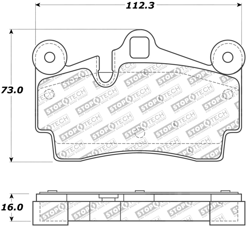 Stoptech - StopTech Street Touring Brake Pads - Demon Performance