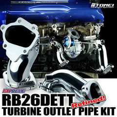 Tomei - Tomei TURBINE OUTLET PIPE KIT EXPREME GT - R RB26DETT - Demon Performance