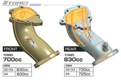 Tomei - Tomei TURBINE OUTLET PIPE KIT EXPREME GT - R RB26DETT - Demon Performance