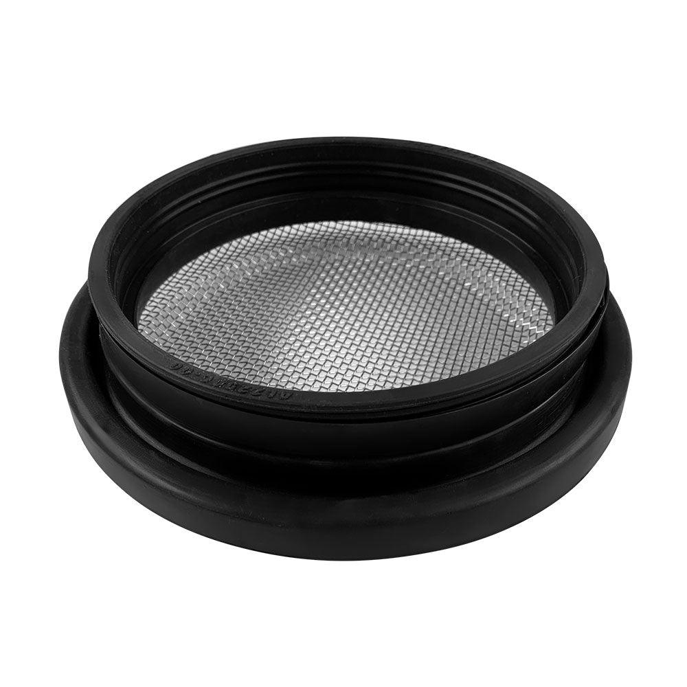 S&B - Turbo Screen 4.0 Inch Black Stainless Steel Mesh W/Stainless Steel Clamp S&B - Demon Performance