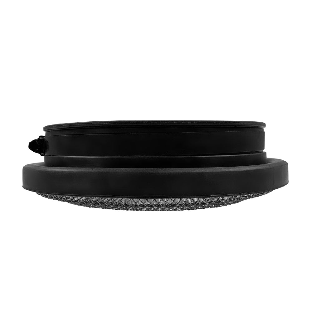 S&B - Turbo Screen 4.0 Inch Black Stainless Steel Mesh W/Stainless Steel Clamp S&B - Demon Performance