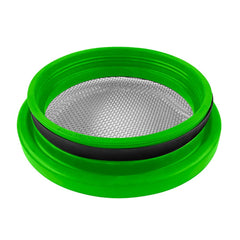 S&B - Turbo Screen 4.0 Inch Lime Green Stainless Steel Mesh W/Stainless Steel Clamp S&B - Demon Performance