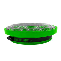 S&B - Turbo Screen 4.0 Inch Lime Green Stainless Steel Mesh W/Stainless Steel Clamp S&B - Demon Performance