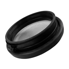 S&B - Turbo Screen 6.0 Inch Black Stainless Steel Mesh W/Stainless Steel Clamp S&B - Demon Performance