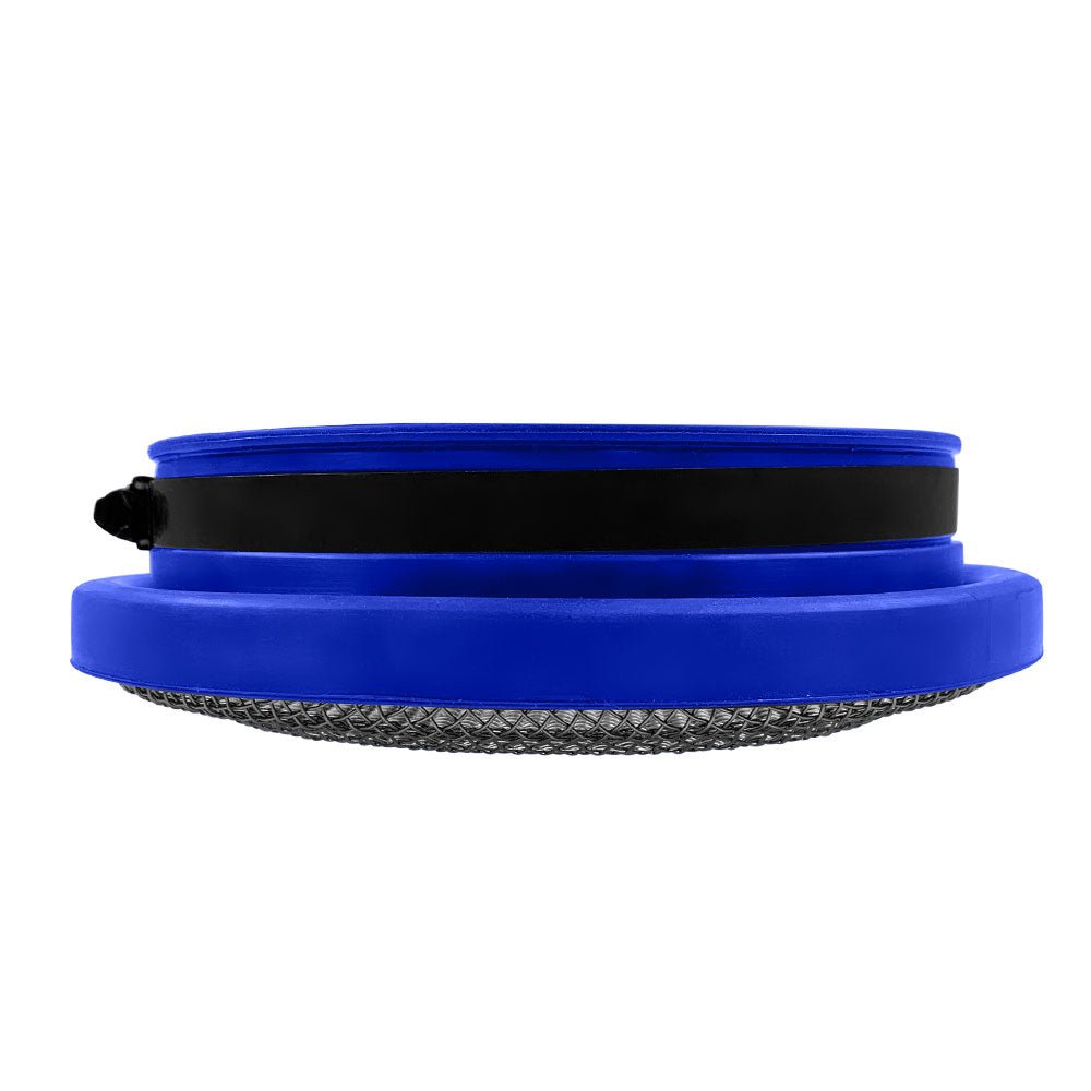 S&B - Turbo Screen 6.0 Inch Blue Stainless Steel Mesh W/Stainless Steel Clamp S&B - Demon Performance