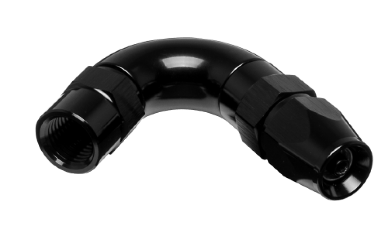 Vibrant - Vibrant - 3AN 120 Degree High Flow Hose End Fitting for PTFE Lined Flex Hose - Aluminum - Demon Performance