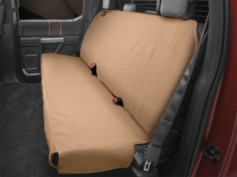 WeatherTech - WeatherTech 05 - 10 Dodge RAM 1500 / 07 - 10 Ford F - 250 / 04 - 15 Nissan Titan Tan Rear Seat Protector - Demon Performance