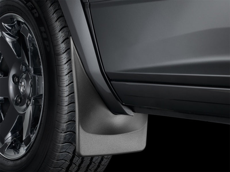 WeatherTech - WeatherTech 19+ Dodge Ram w/o Factory Flares Front No Drill Mudflaps - Black - Demon Performance