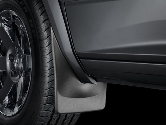 WeatherTech - WeatherTech 19+ Dodge Ram w/o Factory Flares Front No Drill Mudflaps - Black - Demon Performance