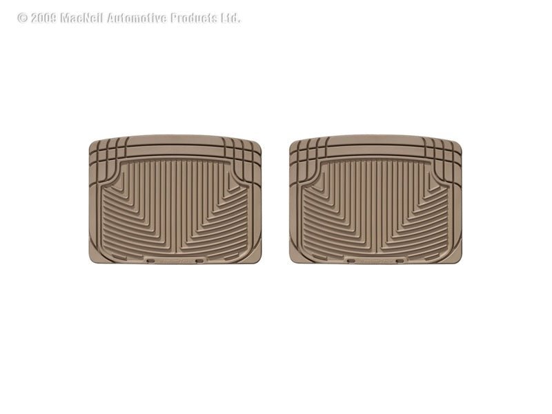 WeatherTech - WeatherTech 93 Mercedes - Benz 300CE Rear Rubber Mats - Tan - Demon Performance