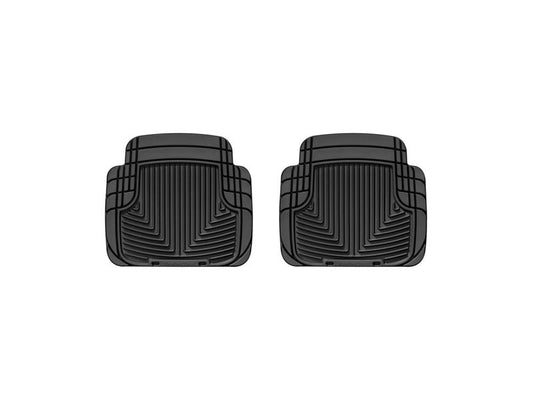 WeatherTech - WeatherTech 99 BMW M3 Convertible Rear Rubber Mats - Black - Demon Performance