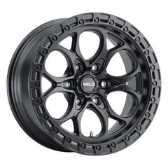 Weld - Weld 18x9 Ledge 6 6x139.7 ET - 12 BS 4.5 Satin Black / Satin Black Ring 106.1 - Demon Performance