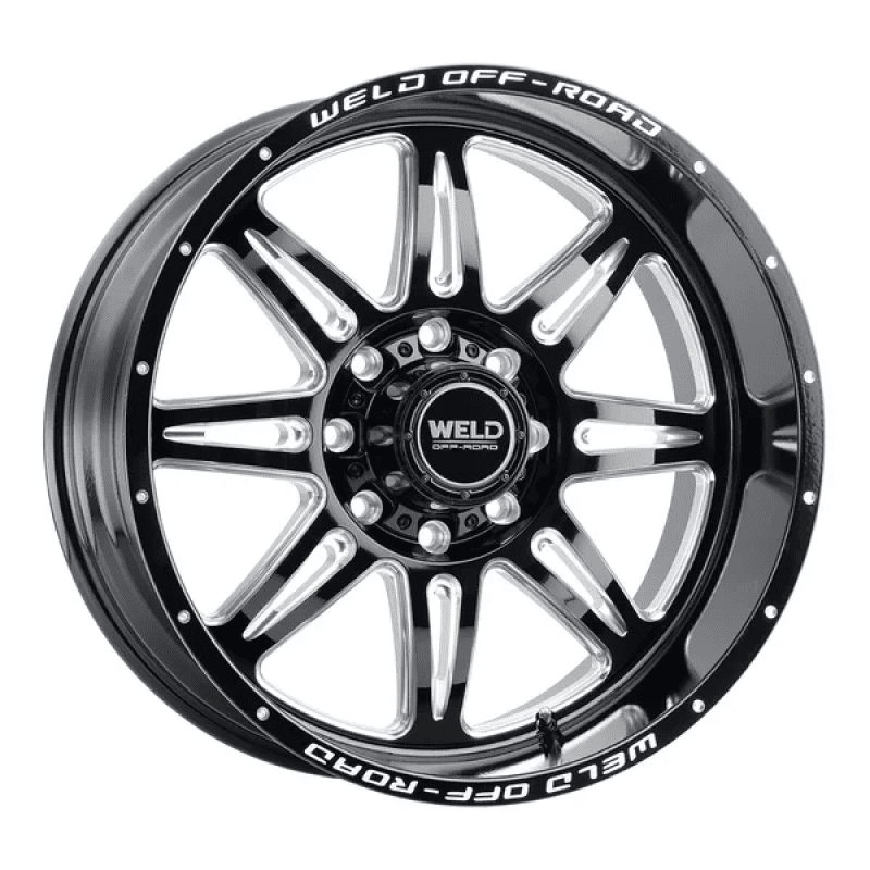 Weld - Weld Cheyenne W132 22x12 8x170 BP -44 Offset 4.75 BS 125.1 Bore Gloss Black Milled - Demon Performance